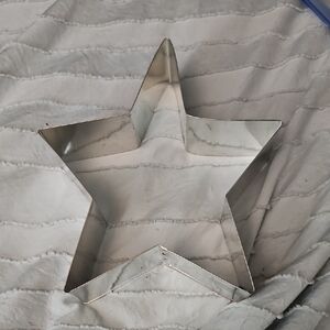 Silver Star-Shaped Cookie Cutter